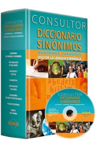 Libro: Consultor Diccionario Sinónimos Antónimos - Tapa Dura