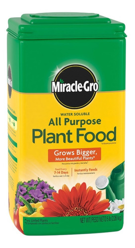 Miracle-gro Alimento Vegetal De Uso Múltiple Soluble 5 Lbs