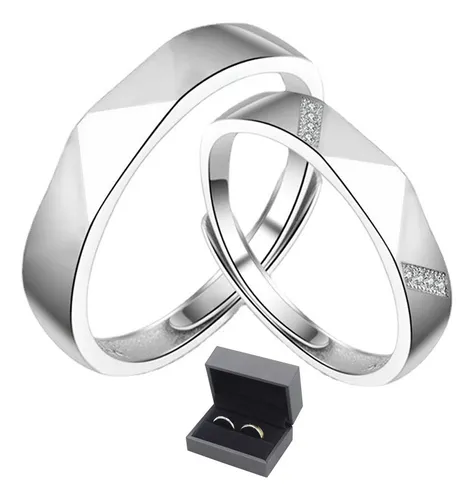 Anillos Alianza Para Parejas Plata MercadoLibre