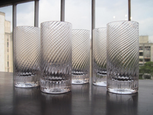 Juego De 6 Vasos De Cristal Pequeños