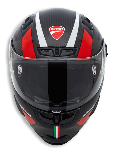 Casco Para Moto Ducati Helmet Duca Talla Xl Color Negro 3304