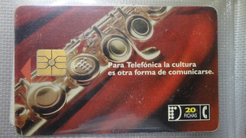 Tarjeta Telefonica  Decada 90 - Telefonica Cultura 