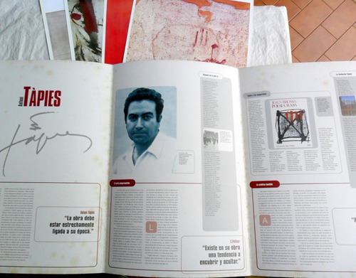Tàpies / 4 Litografiás / Pinacoteca Noticias * Siglo Xx (Usado)