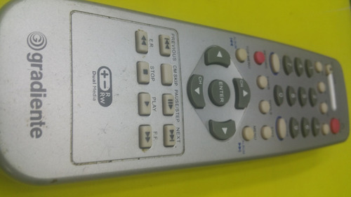 Controle Para Gravador De Dvd Gradiente Dvr 850 (usado ) (Usado)