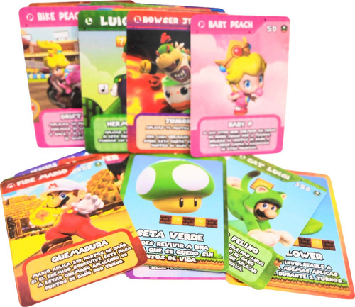 Juego De Cartas Mario Bros Pack 60 Unidades