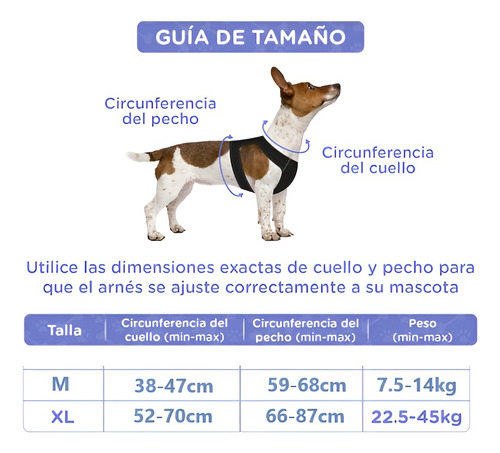 Arnes Para Perro Pechera Anti Tirones Reflectante Con Correa