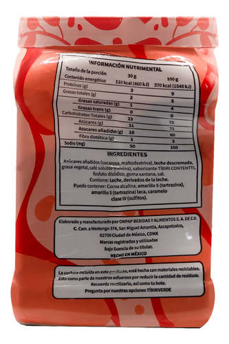 Café Cappuccino Cookies & Cream 1kg Soluble