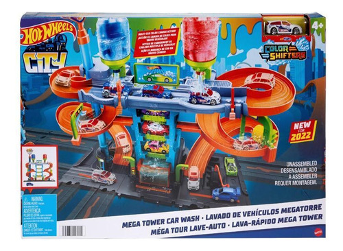 Pista Hot Wheels City Lava Rápido Mega Tower Hdp05