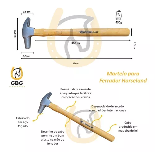 FACA PARA CASQUEAR - HORSELAND