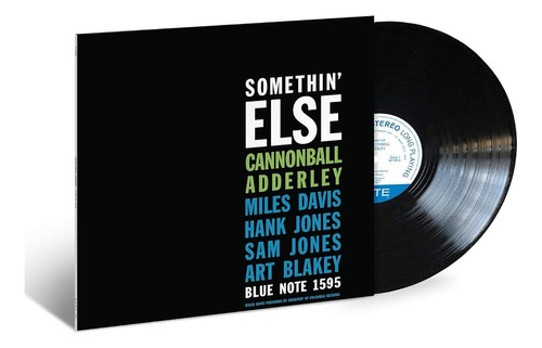 Lp Cannonball Adderley Something Else Blue Note, versión de álbum sellada de edición limitada