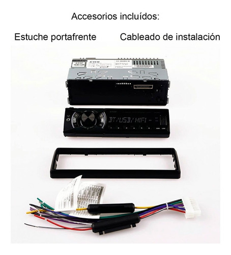 Estéreo para auto X-View CA1000RX BT con USB, bluetooth y lector de tarjeta SD