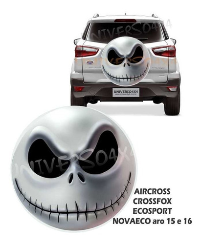 Capa Estepe Ecosport Crossfox Aircross Jack Skellington M-04