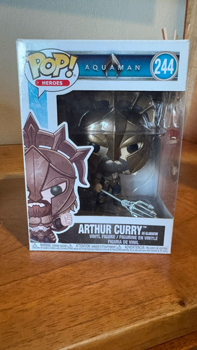 Funko Pop! Arthur Curry #244 Aquaman Coleccionable (Usado)
