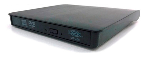 Gravador Dvd Externo Dex Dg-300 Slim Usb 3.0 Preto