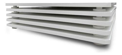 Tabuleiro Tábua Em Mdf 6mm Retangular 20x30 Cm Confeitaria Cor Branco