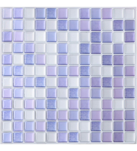 Adhesivo Mosaico 3d Para Azulejo Pared Baño Color