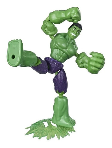 Boneco Marvel  Avengers Band And Flex Hulk  Hasbro 