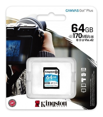 Memoria Flash Kingston Canvas Go! Plus 64gb Sdxc Uhs-i