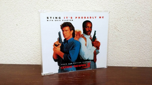 Sting With Eric Clapton - It's Probably Me * Cd Single