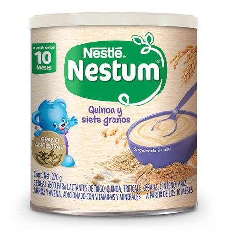 Cereal Nestum Etapa 2 Con 8 Cereales 270 Gr
