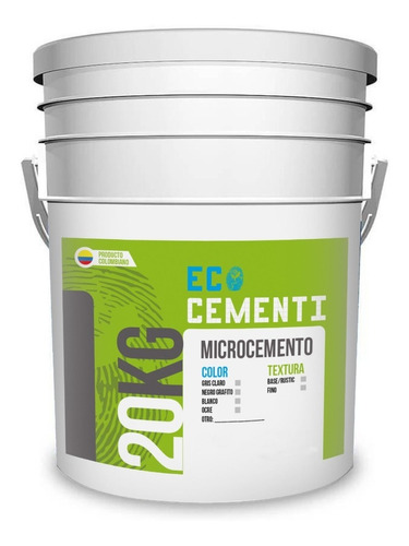 Microcemento Ecocementi - Rustic Gris Claro 20kg