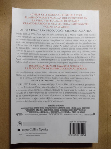 Libro El Francotirador De Chris Kyle
