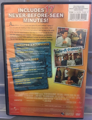 Dvd. Virgen A Los 40. Importado (Usado)