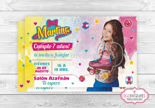 Invitación Digital- Tarjeta Cumpleaños - Soy Luna - Whatsapp