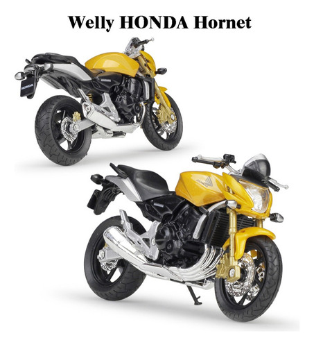 Ghb Welly Honda Street Bike De Serie Miniatura Metal Moto