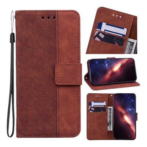 Carcasa Abatible For Infinix Hot 50 5g Cartera Geométrica