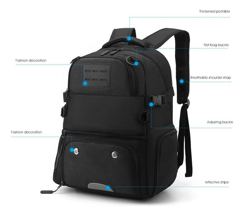 Mochila Deportiva Con Tenis Espacio Para Futbol Baloncesto