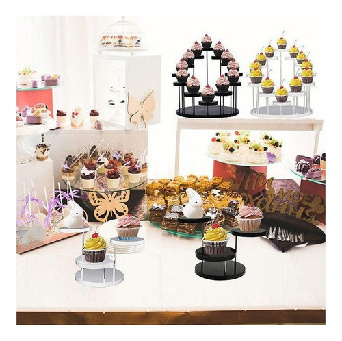 Nuevo Soporte De Exhibición Cupcakes Acrílico, For