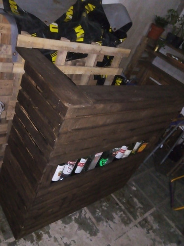 Imagen 7 de 12 de Barra Para Tragos!!!! Rústica Hecha Con Pallets