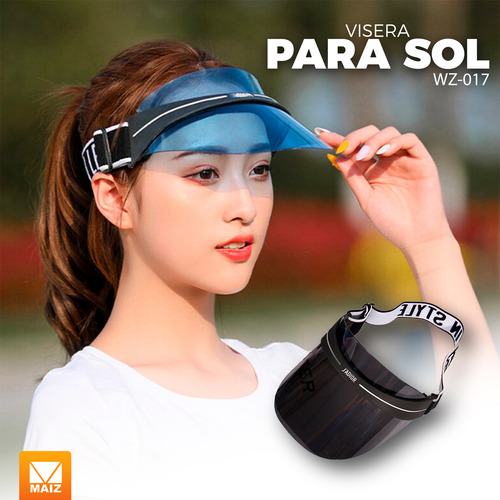 Visera Sombrero Sol Uv Protección Gorra Deportiva Moda Mujer