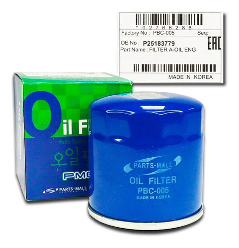 Imagen 1 de 7 de Filtro Aceite Chevrolet Spark 2011 2012 2013 2014 Original