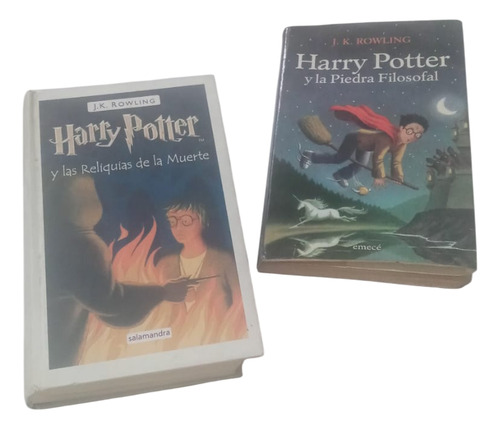 Harry Potter Las Reliquias De La Muerte Y Piedra Filosofal (Usado)