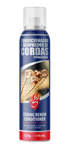 Limpador De Cordas Violão Guitarra Solez Lccs 175ml Aerosol