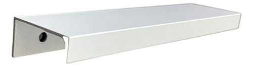 Kit 10 Puxadores Alumínio Branco 125mm - Aluminium Decor