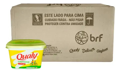 Margarina Qualy Com Sal 500g Kit 12