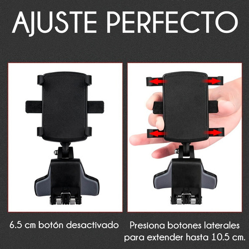 Soporte De Broche Clip Universal Para Teléfono Rotación 360°