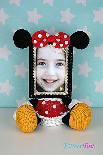 5 Patrones Porta Retratos Crochet Amigurumis Esp.ingl.x 5