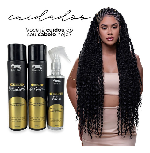Shampoo Reparação Para Cabelos Orgânicos 300 Ml Donna's