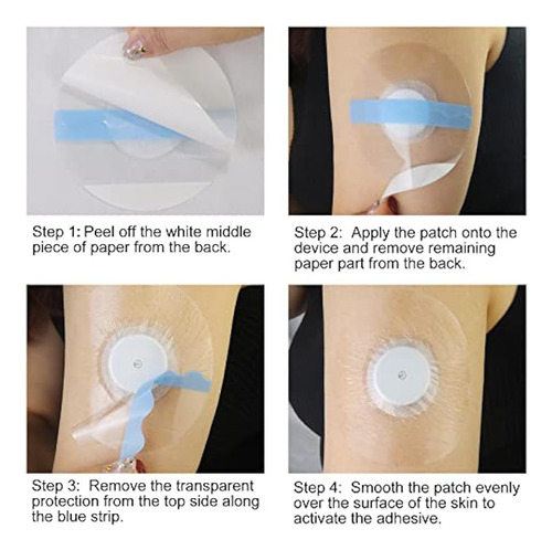 60ps Parches Adhesivos Libre Parche Con Sensor Transpirables