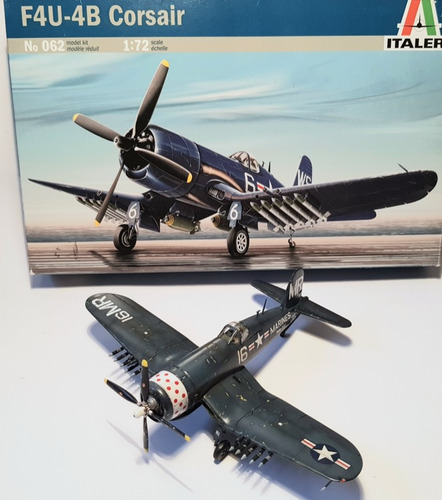 Avion Corsair F4u-4b Itale 37235 Escala 1/72 Es Un Armable