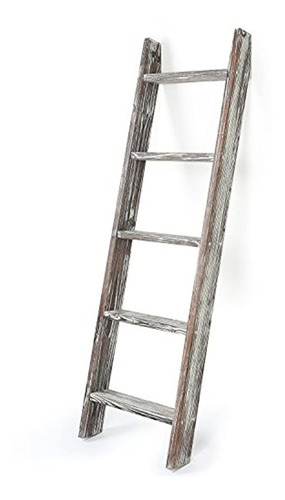 Estantería Escalera Xa Mantas/ Madera C: Gris A136,90xan46cm