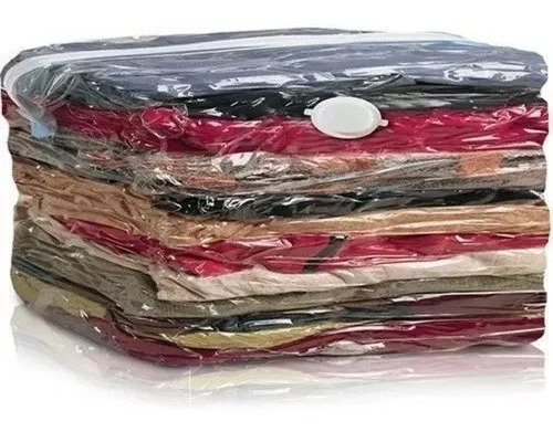Kit 3 Saco Embalagem Vácuo Organizador Roupa Viagem 80x120cm