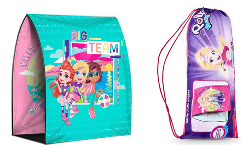 Barraca Tenda Polly Pocket Com Mochila Mattel Pupee