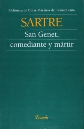 Libro San Genet Comediante Y Martir De Jean Paul Sartre