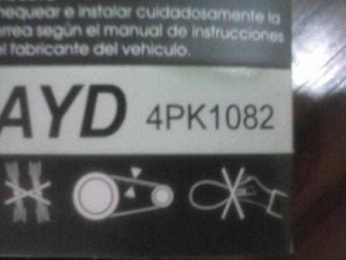 Correas Unica Grand Vitara 99-05 2.5 Lts A/a Ayd Original