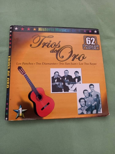 C D Musical - Trios De Oro - 62 Temas En 3 Cds - Datos